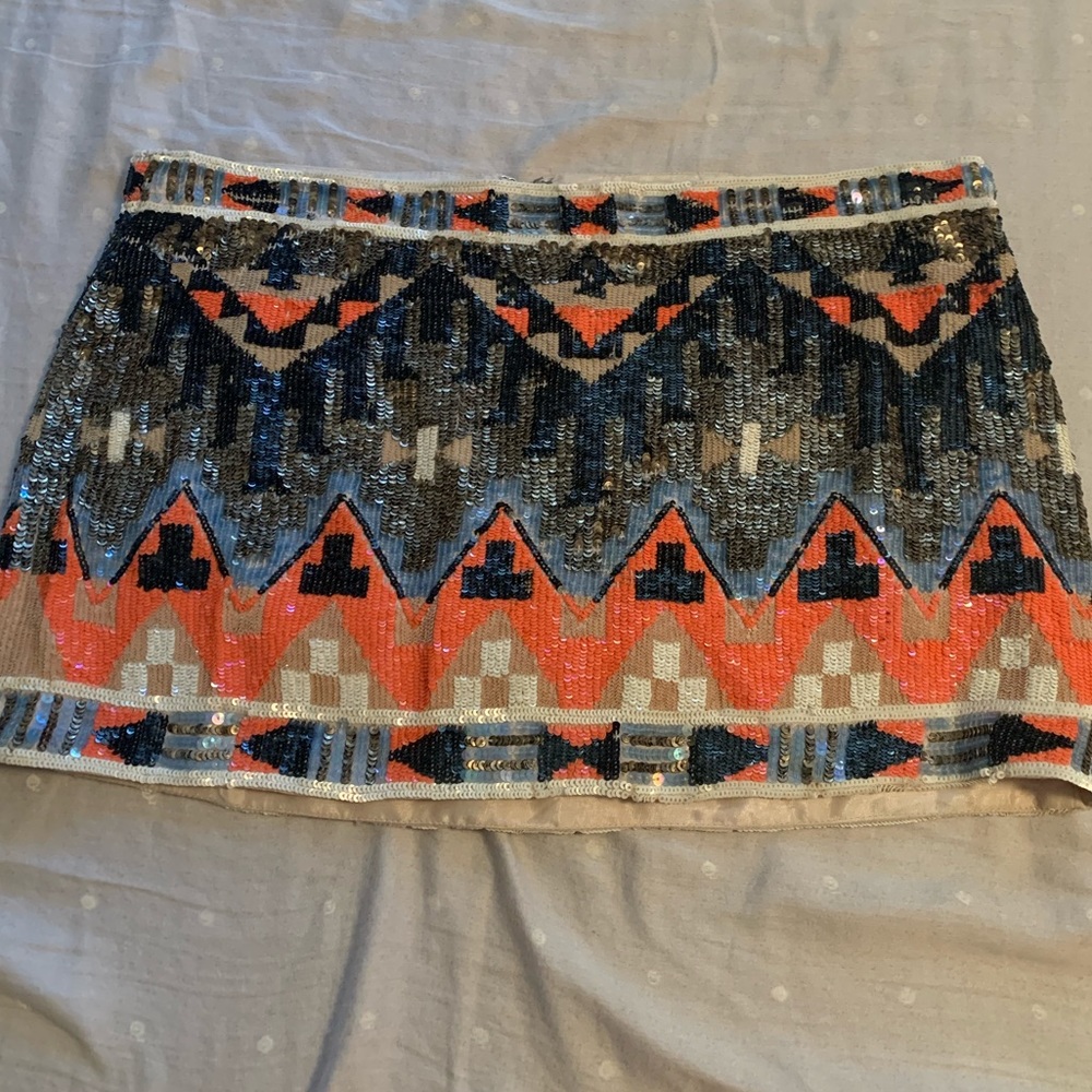 All Saints beaded skirt